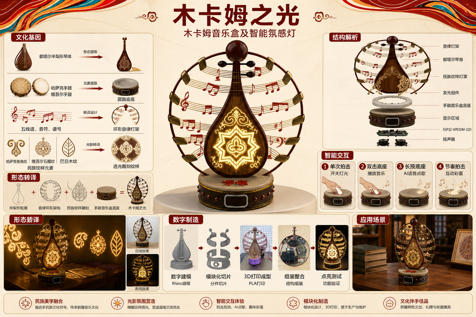 木卡姆之光完整灯体设计参考